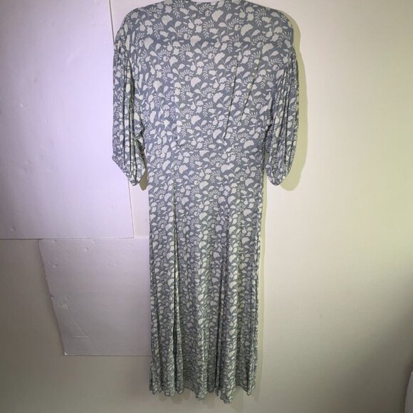 Women's Faherty Havana Dress Smoke Echo Floral Maxi Boho size Small - Picture 11 of 12